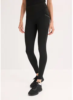 Thermo legging met reflecterende details en zakje voor smartphone, bonprix