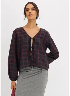 Wijde blouse van zachte viscose, bonprix