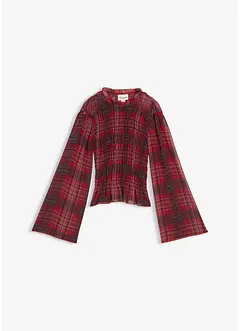 Blouse met smokwerk, bonprix