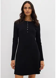 Jurk in een elastische katoenmix, bonprix