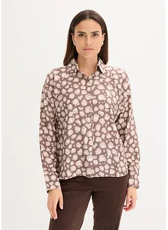 Viscose blouse met vleermuismouwen, bonprix