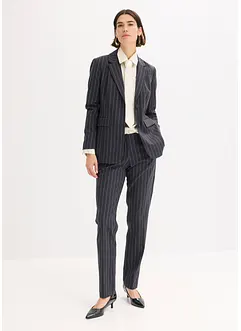 Damespak met krijtstrepen (2-dlg.), bonprix