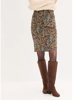 Stretch rok met katoen, bonprix