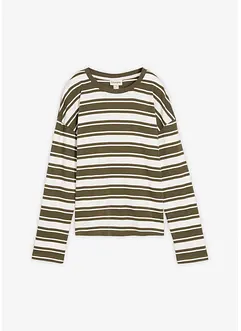 Oversized longsleeve van puur katoen, bonprix