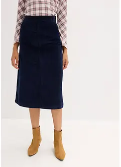 Corduroy midirok, bonprix