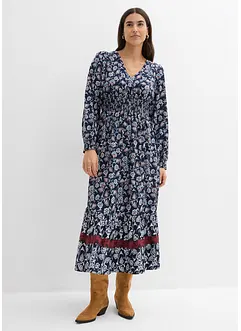 Maxi jurk van soepele viscose, bonprix