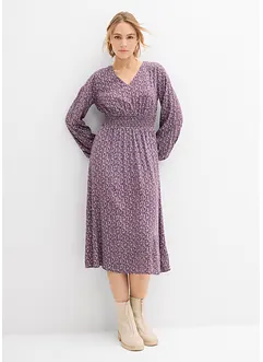 Midi jurk van soepele viscose, bonprix