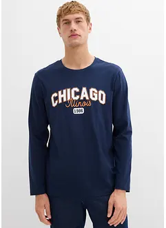 Longsleeve van biologisch katoen (set van 2), bonprix