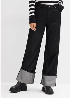 Baggy jeans mid waist, bonprix