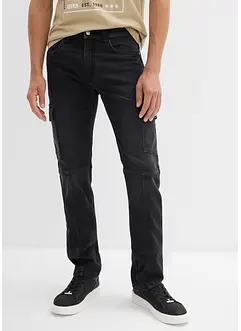 Regular Fit cargo jogging Jeans met comfortband, straight, bonprix