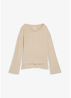 Oversized shirt in een soepele viscose-elastanmix, bonprix
