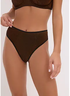 Maxi string van glanzend materiaal, bonprix