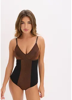 Medium corrigerende body met glanseffect, bonprix