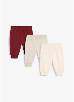 Baby sweatpants van biologisch katoen (set van 3), bonprix