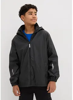 Thermo regenjas met fleece voering en afneembare capuchon, bonprix