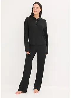 Oversized huispak van zacht ribmateriaal, bonprix