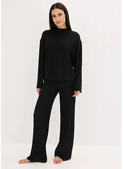 Oversized huispak van zacht ribmateriaal, bonprix