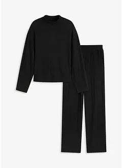 Oversized huispak van zacht ribmateriaal, bonprix