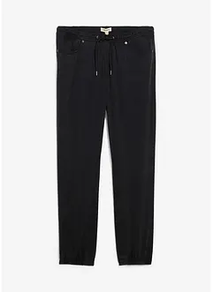 Relaxed Fit instapbroek van katoen-twill, tapered, bonprix