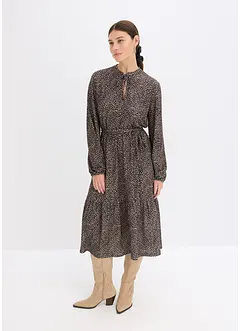 Jersey midi jurk, bonprix