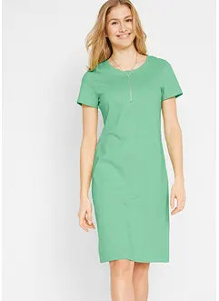 Jersey jurk van puur katoen (set van 2), bonprix