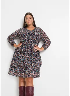 Mesh mini jurk, bonprix