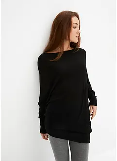 Oversized trui met asymmetrische onderrand, bonprix