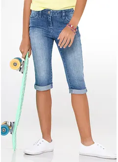 Capri jeans mid waist, bonprix