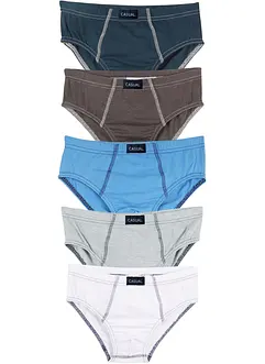 Jongens slip met zacht biologisch katoen (set van 5), bonprix