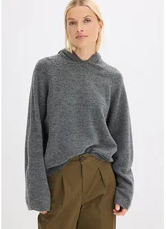 Gebreide hoodie, bonprix