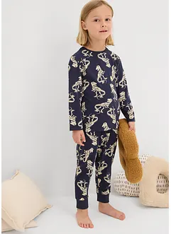 Pyjama van zacht katoen (4-dlg. set), bonprix