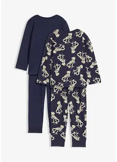 Pyjama van zacht katoen (4-dlg. set), bonprix