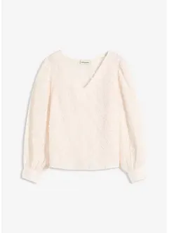 Blouse met bloemenstructuurpatroon, bonprix