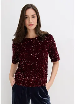 Shirt met pailletten, bonprix