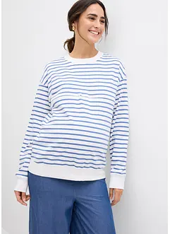 Zwangerschaps- en voedingsshirt van katoen, bonprix