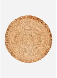 Rond Kelim vloerkleed met franjes, bonprix