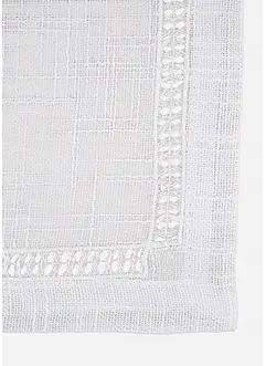 Placemats met broderie anglaise (set van 2), bonprix