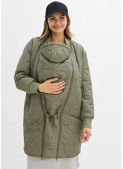 Lange, gewatteerde zwangerschapsjas/draagjas, bonprix