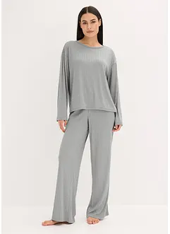 Pyjama van zachte pointelle jersey, bonprix