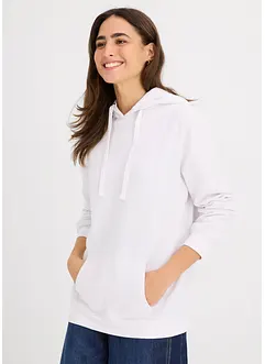Basic hoodie van zacht frotté, bonprix