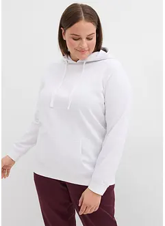 Basic hoodie van zacht frotté, bonprix