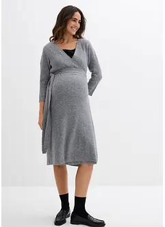 Zacht gebreide zwangerschapsjurk / voedingsjurk met 3/4 mouwen, bonprix