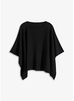 Korte wollen poncho, bonprix