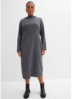 Midi jurk in een viscosemix, bonprix