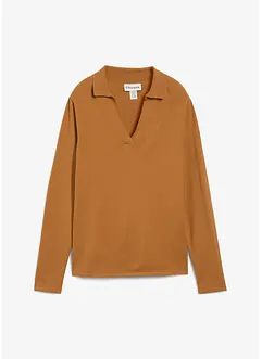 Poloshirt van fijne viscose, bonprix