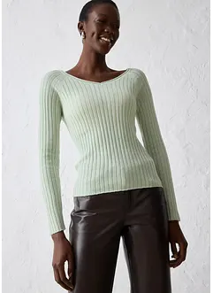 Fijn gebreide trui van merinowol, bonprix