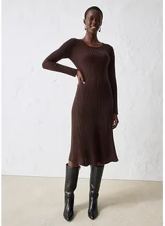 Gebreide jurk van merinowol, bonprix