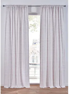 Jacquard gordijn van biologisch katoen (1 stuk), bonprix