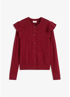 Ajour vest van katoen, bonprix