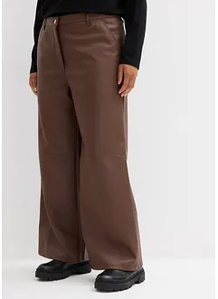 Imitatieleren broek, bonprix